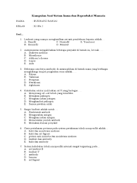 Maybe you would like to learn more about one of these? Kumpulan Soal Sistem Imun Dan Reproduksi Manusia