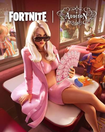 Served hot 🫠 Addison Rae joins Fortnite tomorrow