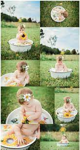 Pin By Debra Tovani On Cool Milk 6 Month Baby Picture Ideas Childhood Photography Baby Milk Bath