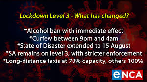 South africa will further relax restrictions under level 3 lockdown, president cyril ramaphosa said in a televised address to the nation on wednesday evening. Encanews Level3lockdown What Has Changed Facebook