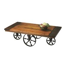 Rolling Cart Coffee Table Rustic Coffee Tables Coffee Table Farmhouse Coffee Table