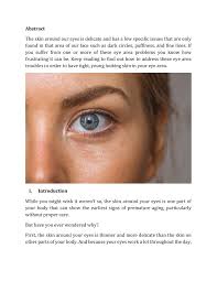 Flipping your eyelids inside out. Ways To Care For The Skin Around Your Eyes Pages 1 23 Flip Pdf Download Fliphtml5