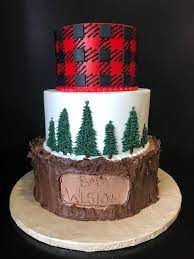 Creative Memories The Sweet Spot Bakery Lumberjack 3 Tier Baby Shower Cake 9 22 18 Facebook