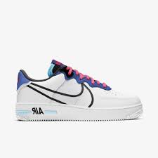 Of all the sneakers in nike's lineage, the air force 1 may be the most significant. Nike Air Force 1 React Astronomy Blue Grailify