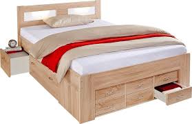 Weitere ideen zu bett, bett mit stauraum, möbelideen. Breckle Futonbett Mit Viel Stauraum Funktionales Bett Mit Geraumigen Schubkasten Online Kaufen Otto