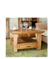 Couchtisch wohnzimmertisch edelstahl silber niedrig klein holz modern design. Couchtisch Klassisch Mit 1 Schublade Massiv Aus Holz