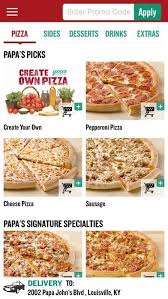 papa john pizza sizes image mag pertaining to papa john