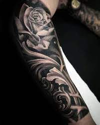 For years filigree was used primarily in architecture or jewelry. 90 Filigree Tattoos For Men Ornamental Ink Design Ideas Filigree Tattoo Rose Tattoo Sleeve Forearm Sleeve Tattoos