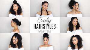 For moms with curly hair kids, quick and easy hairstyles for school need to: Curly Hairstyles For Back To School Youtube