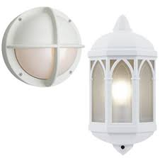 Outdoor wall lights are a subtle, more decorative approach to security lighting and can help make your home feel safer and more secure. White Outdoor Wall Lights 10 Ways To Give Your Patio A Beautiful And Sparkling Luminance Warisan Lighting