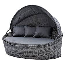 Belardo Minois Garten Sonneninsel Oval Grau Sonnendach Mit Aufstellautomatik Inkl Auflagen Und Zierkissen Lounge Set Online Kaufen Bei Woonio Sonneninsel Polyrattan Sonnendach Zierkissen