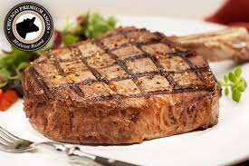 Our experts recommend buying ribeyes that 1.25 inches thick with marbling throughout. Bone In Ribeye Steak Chicago Steak Company