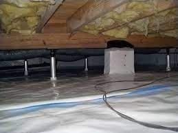 Fiberglass insulation in a crawl space tends to soak up moisture and humidity, growing mold and eventually causing it to droop off the ceiling. How To Insulate A Crawl Space Pacific Insulation Supply