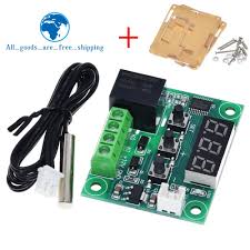 Us 1 43 8 Off W1209 Dc 12v Heat Cool Temp Thermostat Temperature Control Switch Temperature Controller Thermometer Thermo Controller Case In