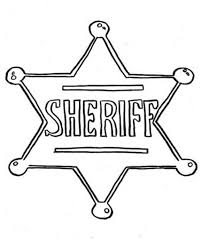 More free printable family people jobs coloring pages and sheets can be found in the family people jobs color page gallery. Picture Of Sheriff Badge Coloring Page Coloring Sky
