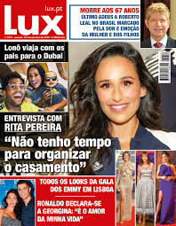 Rita pereira teve de levar o filho doente, lôno, para um trabalho ao qual não podia faltar. Entrevista Exclusiva A Rita Pereira Nao Perca A Sua Lux Quinta Feira Nas Bancas