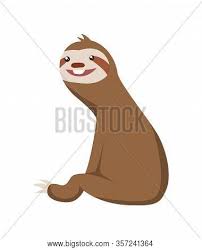 Taken from my watercolor illustration. Cute Baby Sloth Vector Photo Free Trial Bigstock