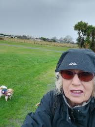 Got to walk the dog between showers 11am. Gary Fyfe Melton