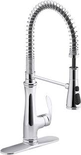 Get it as soon as thu, aug 5. Kohler K 29106 Cp Polished Chrome Bellera 1 5 Gpm Single Hole Pull Down Pre Rinse Kitchen Faucet With Sweep Spray Boost Spray Docknetik And Masterclean Technologies Faucet Com