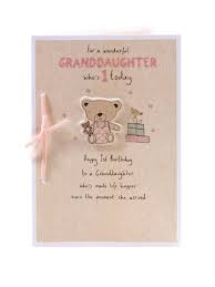 Birthday Wishes For My First Granddaughter Little Bear 1st Birthday Card For Granddaughter Clintons 1st Birthday Cards 1st Birthday Wishes Hallmark Birthday Card