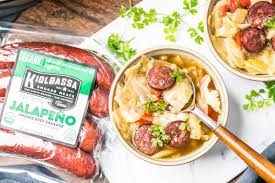 Thinly slice kielbasa and add to the skillet. Keto Cabbage Soup With Smoked Sausage Cast Iron Keto