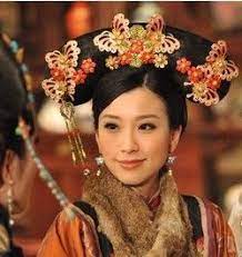 Traditional Chinese Qing Dynasty Princess Manchu Wig And Butterfly Hair Accessories Hair Ornaments Butterfly Hair Accessories Chinese Hairstyle