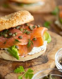 This smoked salmon bagel consists of wild alaskan sockeye salmon spread onto warm toasted bagels with cream cheese, avocado this smoked salmon bagel can be customized according to your liking. Smoked Salmon Bagels Don T Go Bacon My Heart