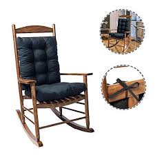 Seahome Rocking Chair Cushion Pad 2 Piece Indoor Outdoor Rocking Chair Cushions Set Non Slip Outdoor Rocking Chair Cushions Rocking Chair Patio Chair Cushions
