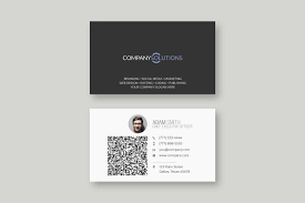 So your friends and business partners can easily add your contact data to their address book. Modern Qr Business Card Template Creative Photoshop Templates Creative Market