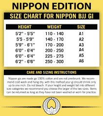 fuji size charts