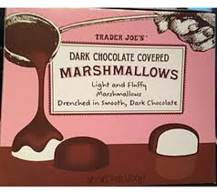 dark chocolate covered marshmallows