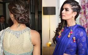 Women in sarees with beautiful hairstyle could easily hack the party attention. The Complete Guide How To Pick A Perfect Hairstyle With Saree Zerokaata Studio