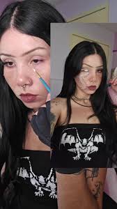 tutorial for centipede #halloweenlook #spooky