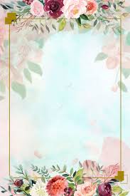 Floral Border Fresh Background Poster Creative Flower Background Wallpaper Floral Background Flower Backgrounds