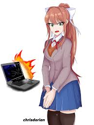 Monika just saw your search history, what did she just see? : rDDLC
