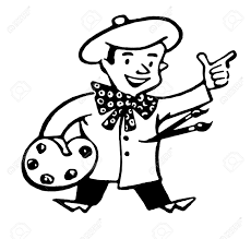 Check spelling or type a new query. A Black And White Version Of A Cartoon Drawing Of A Young Artist Stock Photo Picture And Royalty Free Image Image 14910699