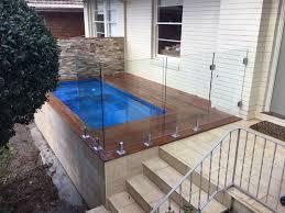 Swimspaplungepool Com Au 4m Out Of Ground Fibreglass Pool Courtyard Pool Pool Kits Pool