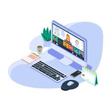 This massive kit contains every presentation. Isometric Online Video Conference Kit 1100030 Vector Art At Vecteezy