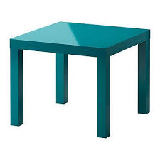 New Ikea Lack Side Table Turquoise Blue High Gloss Coffee Bedside Laptop Modern Ikea Lack Side Table Ikea Living Room Orange