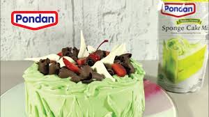 Panaskan oven dengan suhu 180 derajat celcius api atas bawah selama 10 menit. Pondan Sponge Kukus Pandan 200g Youtube