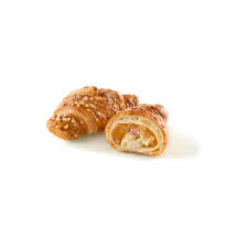 Fold flap over the cheese to hold it down. Ham Cheese Croissant