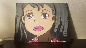 African anime Series 9x12 canvas art