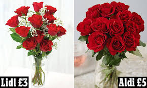 Add tesco 27pk scented tea lights candied flowers & petals add tesco 27pk scented tea lights candied flowers & petals to basket. Discount Supermarkets Gear Up For Valentine S Day By Selling Flowers For As Little As 3 Daily Mail Online