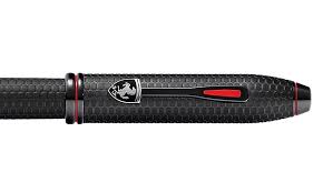 Cross townsend scuderia ferrari brushed platinum ballpoint pen. Cross Townsend Collection For Scuderia Ferrari Brushed Black Chemically Etched Honeycomb Pattern Ballpoint Pen