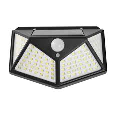 100 Led Solar Light Pir Motion Sensor Wall Light Outdoor Solar Lamp Waterproof Wall Lamp For Garden Decoration Doorway Lighting Findonnet