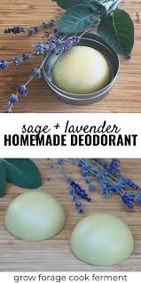 homemade deodorant recipe with lavender