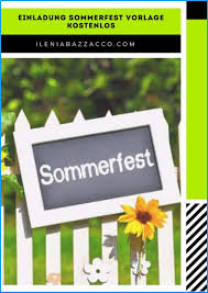 Egal ob sie es in der größe din a0, din a1, din a2 oder din a3 benötigen. 10 Einladung Sommerfest Ideen Einladung Sommerfest Einladungen Sommerfest