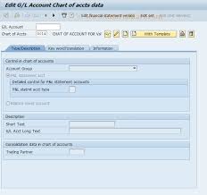 Fsp5 Sap Tcode Block Master Record In Chart Accounts