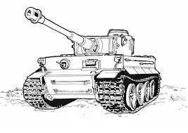 Tiger I Tank Drawing Truck Coloring Pages Coloring Pages