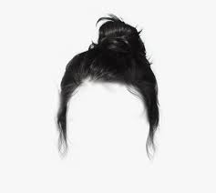 Braids can be a very easy and fashionable way to maintain your hair with very little effort. Black Bun Hair Dressup Costume Messy Bun Transparent Background Hd Png Download Kindpng